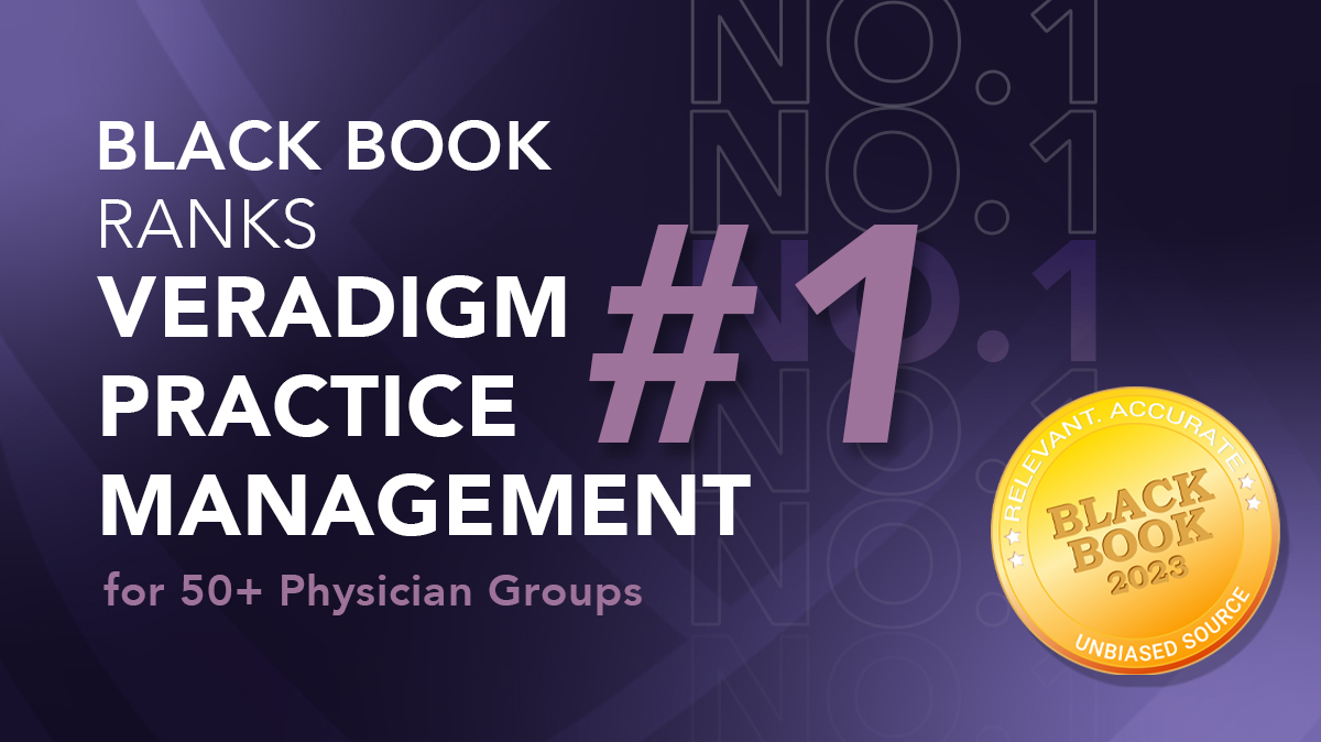 Veradigm Practice Management - Black Book 2023 Seal